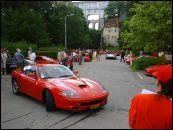 Setkn Ferrari clubu Deutschland v eskm Krumlov