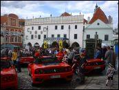 Setkn Ferrari clubu Deutschland v eskm Krumlov