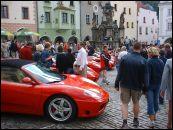 Setkn Ferrari clubu Deutschland v eskm Krumlov