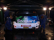 Rally Argentina 2008 - Stobart VK M-Sport Ford RT pi rannm servisu