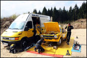 Test Hjek Historic Czech National Rally Teamu v Loenicch