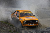 Wales Rally Great Britain 2011: Hansford / Hansford - Ford Escort Mk II.