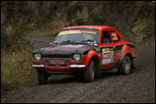 Wales Rally Great Britain 2011: Holmes / Lindsay - Ford Escort Mk I.