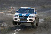 Wales Rally Great Britain 2011: Semerd / Ernst - Mitsubishi Lancer EVO IX