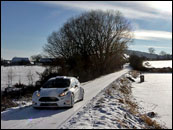 Fotografie z testu A. Lukyanuka před Jänner Rallye 2015